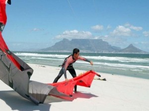 kitesurfing in Cape Town