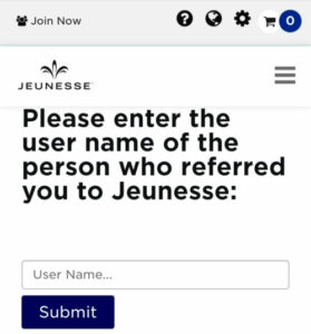 Find a Jeunesse User Name