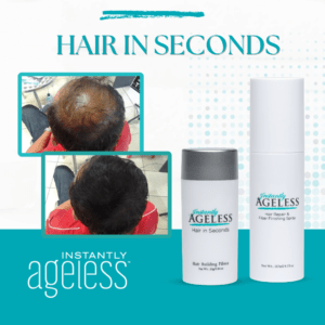 Buy Instantly Ageless Hair in Seconds hair fibers and finishing spray